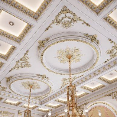 False ceiling design for hall